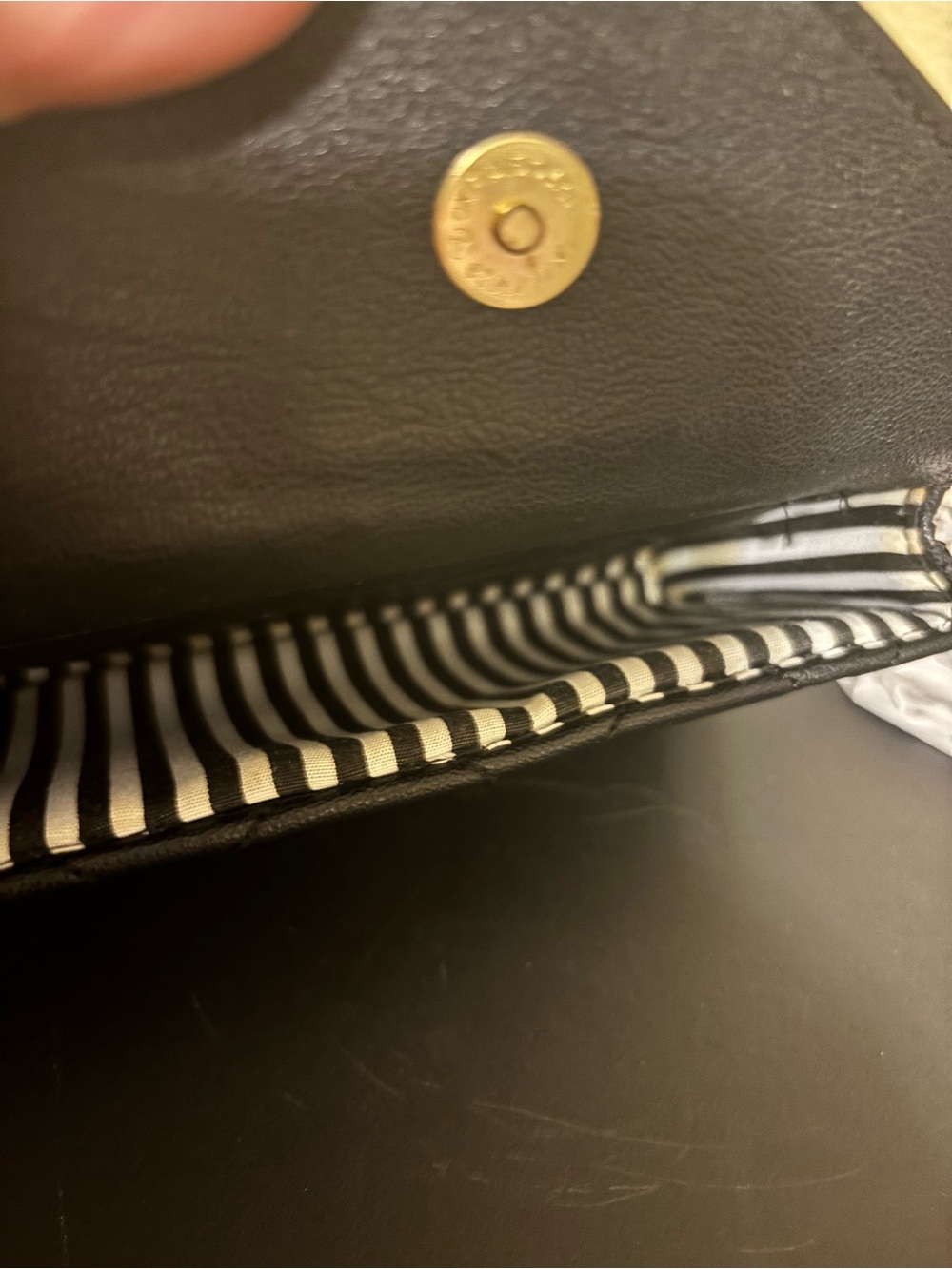 Betsey Johnson Black wallet with strap - Picture 4 of 6
